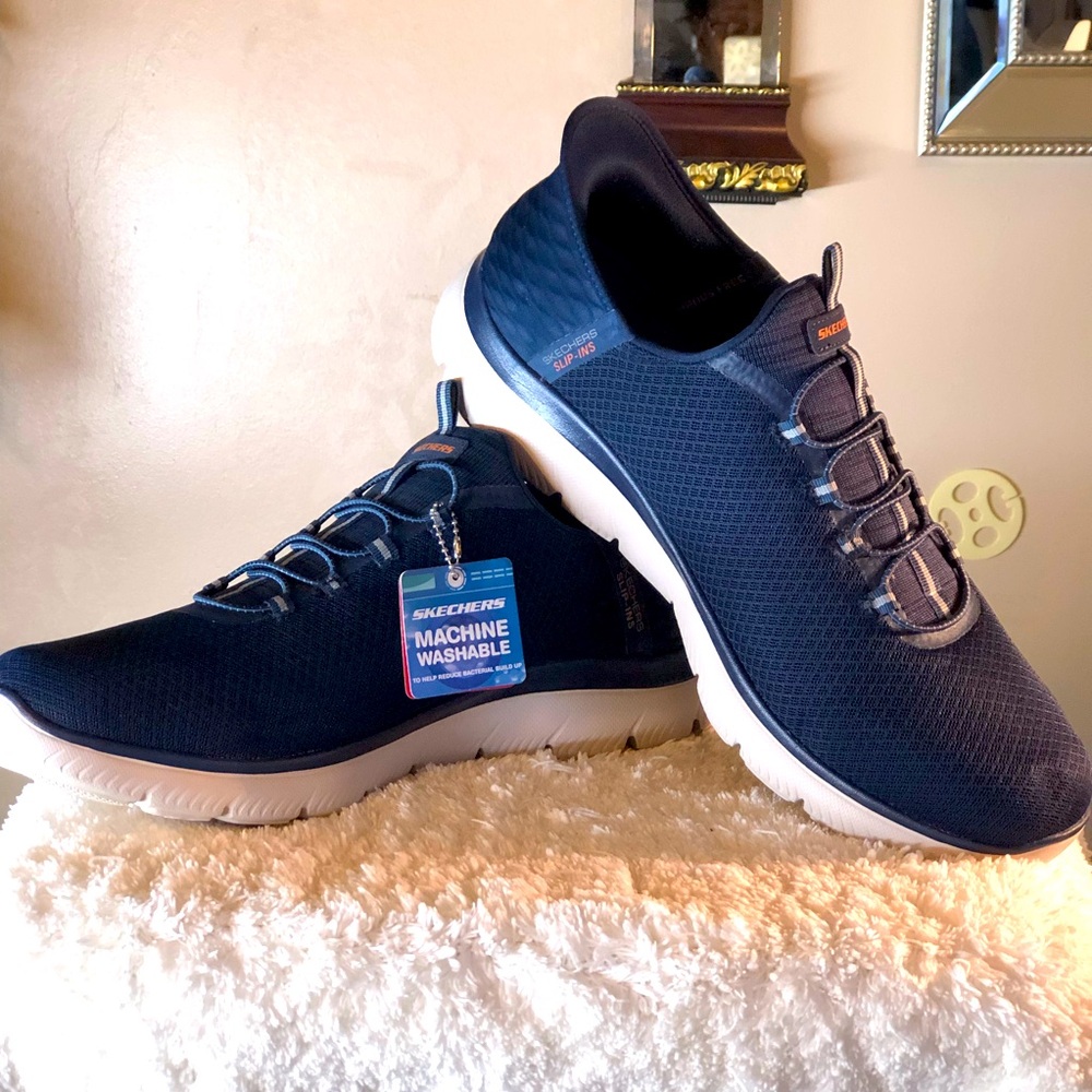 Skechers Navy Blue Athletic Shoes